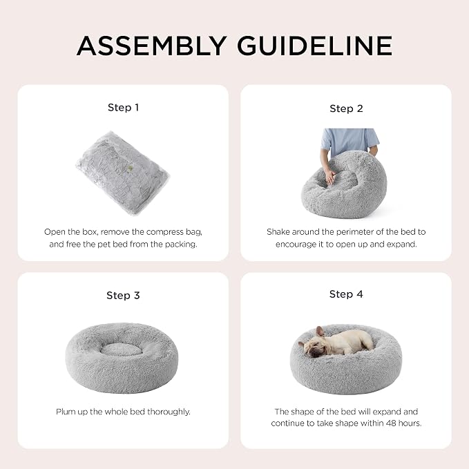 Bedsure Calming Dog Bed for Small Dogs - Image 6