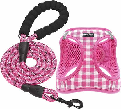 Dog Harness Step-in Breathable Puppy Cat Dog Vest Harnesses by matilor