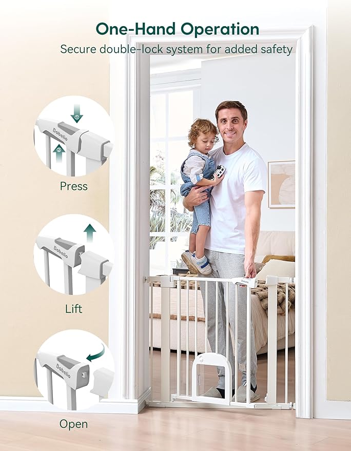 Babelio 29-48" Extra Wide Baby Gate - Image 5