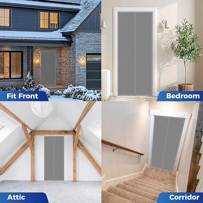 Cotton Thermal Door Screen Draft Stopper Cover Made of Oxford and Cotton Fill - Image 7