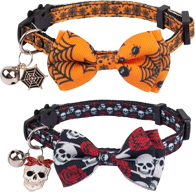 ADOGGYGO Halloween Cat Collars by ADOGGYGO