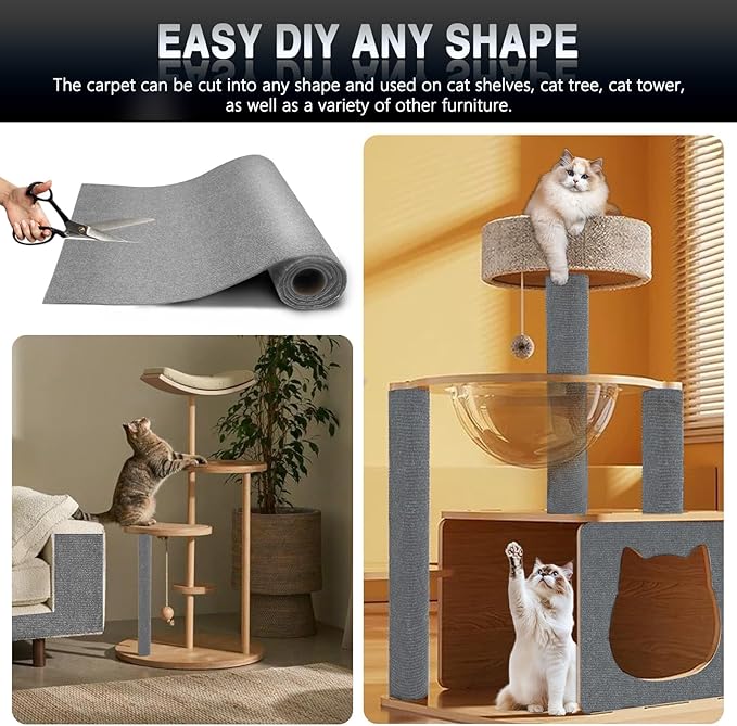 2Pack Total 78.7"x15.8" Cat Scratch Mat - Image 6