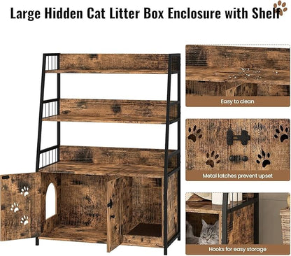Recaceik Large Cat Litter Box Enclosure - Image 6
