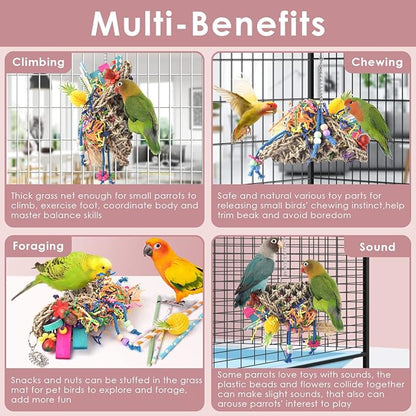 KATUMO Bird Toys, Seagrass Basket Toy - Image 3