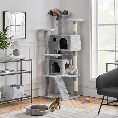 Yaheetech 70in Multi-Level Cat Tree Tall Cat Tower Cat Furniture - Image 2