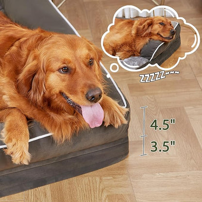 Orthopedic XXL Dog Beds, Waterproof Egg Crate Foam Big Pet Bed - Image 7