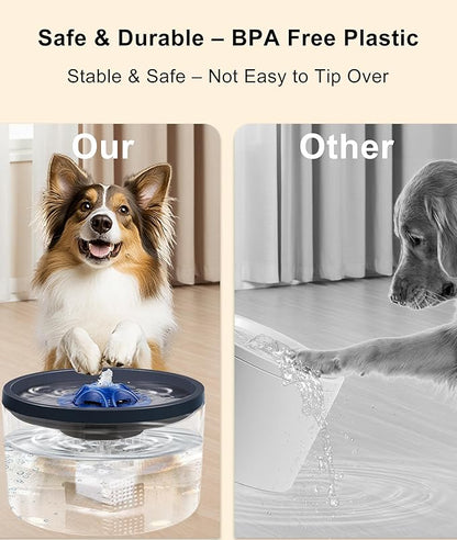 Dog Water Fountain 4L/135oz for Large Dogs & Multiple Pets – Ultra-Quiet Pump - Image 6