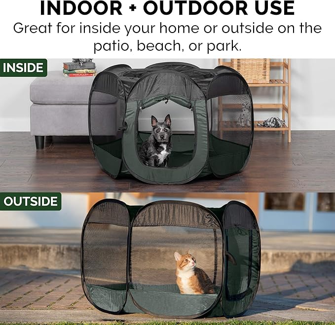 Furhaven Portable Dog Playpen Cat Tent, Pet playground, Kennel foldable indoor - Image 5