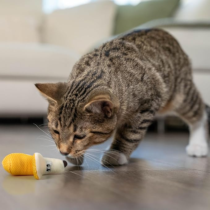 Catstages Petstages Dental Banana Catnip Cat Chew Toy - Image 8