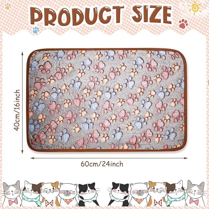Tegeme 8 Pcs Fleece Dog Blankets - Image 2