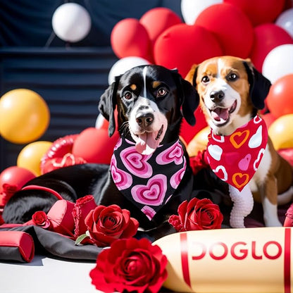 30 Pack Valentines Day Dog Bandanas Bulk - Image 4