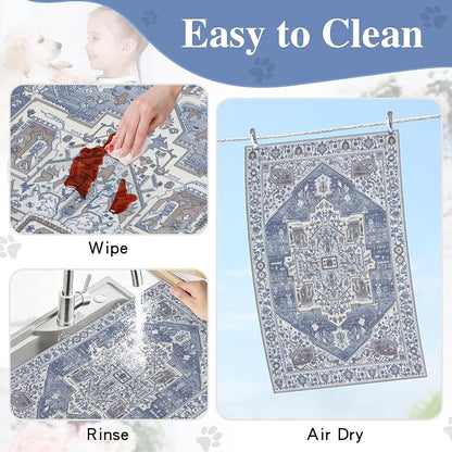 famibay Dog Food Mat, Absorbent Cat Dog Mats - Image 6