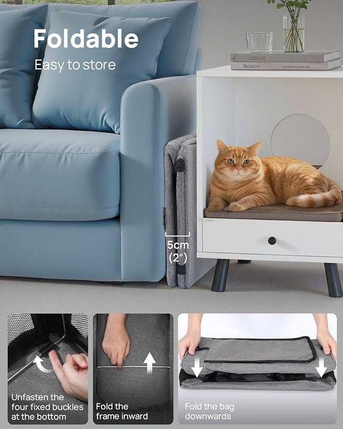 Airline Approved Cat Carrier, Pet Carrier Soft-Sided, Portable Dog Carrier - Image 9