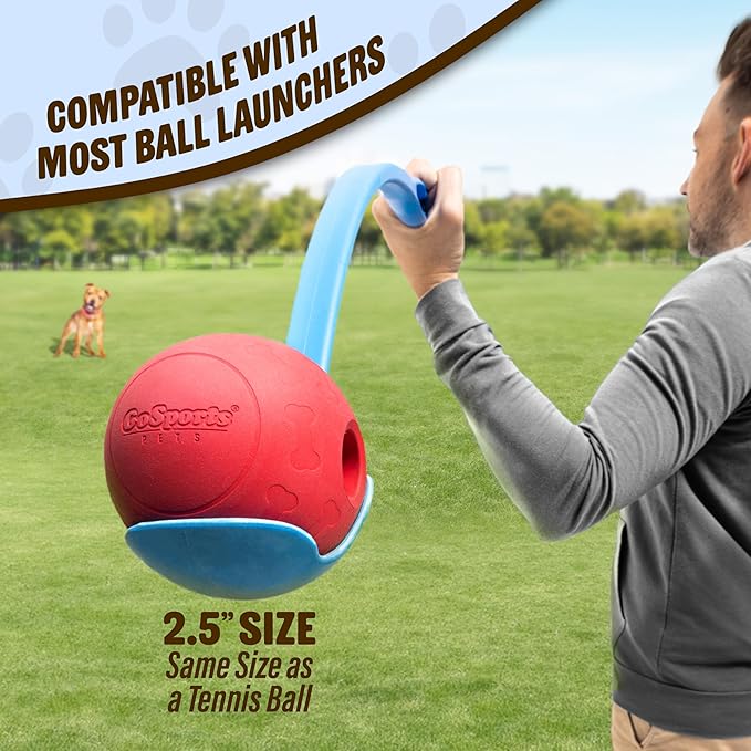 GoSports Pets Solid Rubber Dog Balls - Image 4
