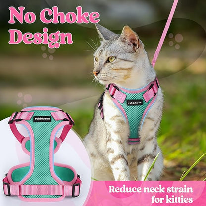 rabbitgoo Cat Harness and Leash Set, Escape Proof Soft Adjustable Vest Harnesses - Image 6