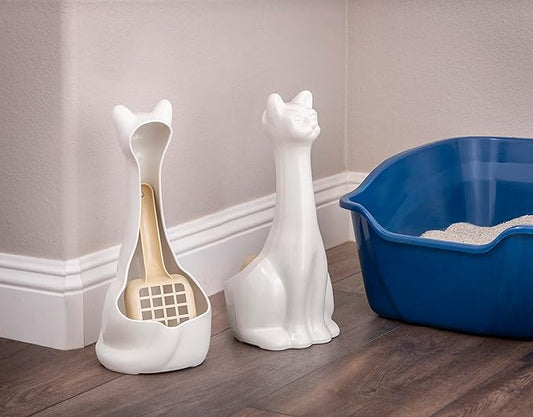 New Age Pet Scoopy Cat Litter Holder w/Scoop - Image 2