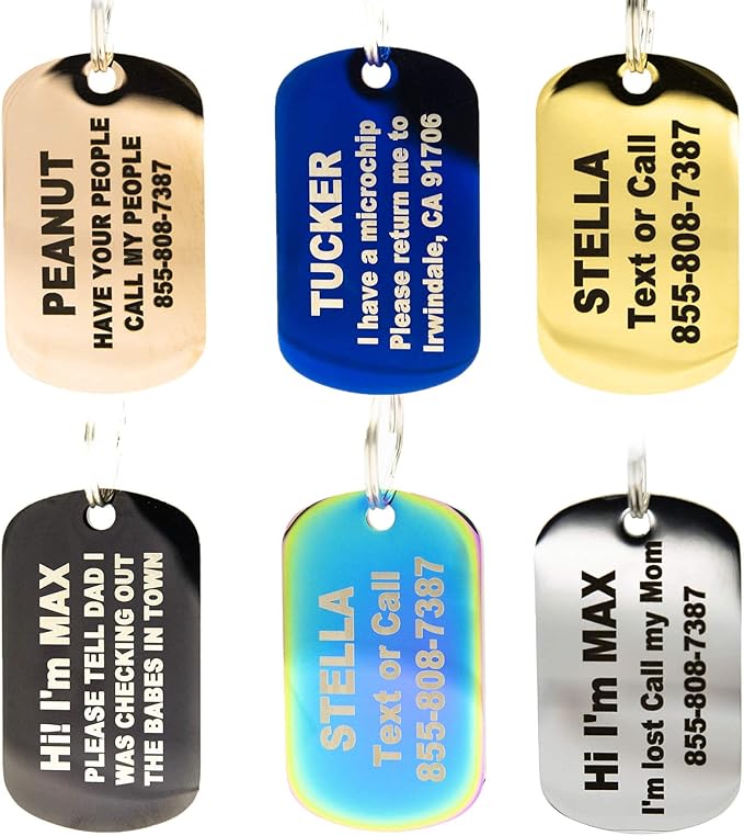 Engraved Dog Tags Personalized - Image 2
