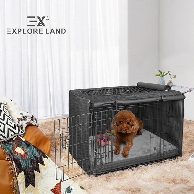 Explore Land Waterproof Dog Bed Cover Machine Washable Fluffy Dog Bed - Image 7