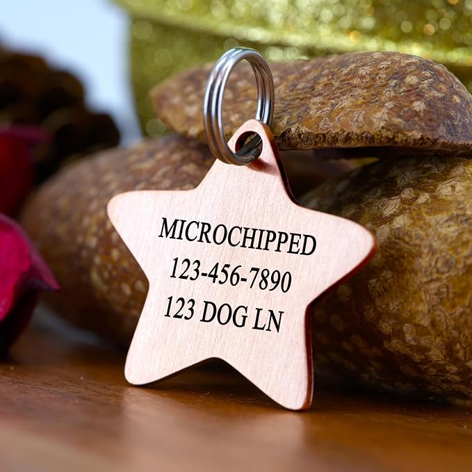 Ultra Joys Cat ID Tag Personalized Pet Tags, Durable Stainless Steel Small Pet - Image 3