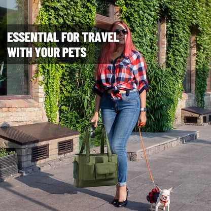 Dog Carrier, Cat Carrier, Pet Carrier, Foldable Waterproof Premium Oxford Cloth - Image 8