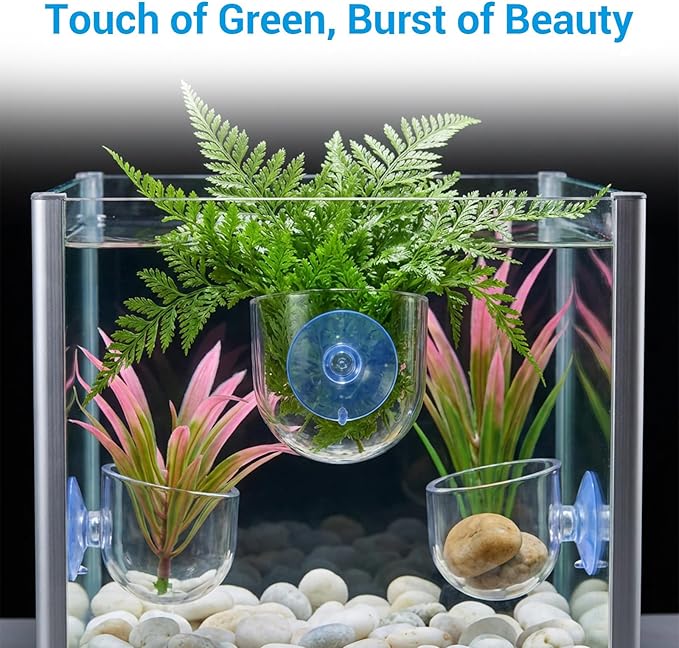3 Pcs Aquarium Plant Holder, 2 Sizes Fish Tank Aquatic Plant Pot - Image 7
