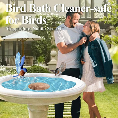 Bird Bath Copper Disk, 4.2" Large Surface Area, Covers 20% More Water Than - Image 6