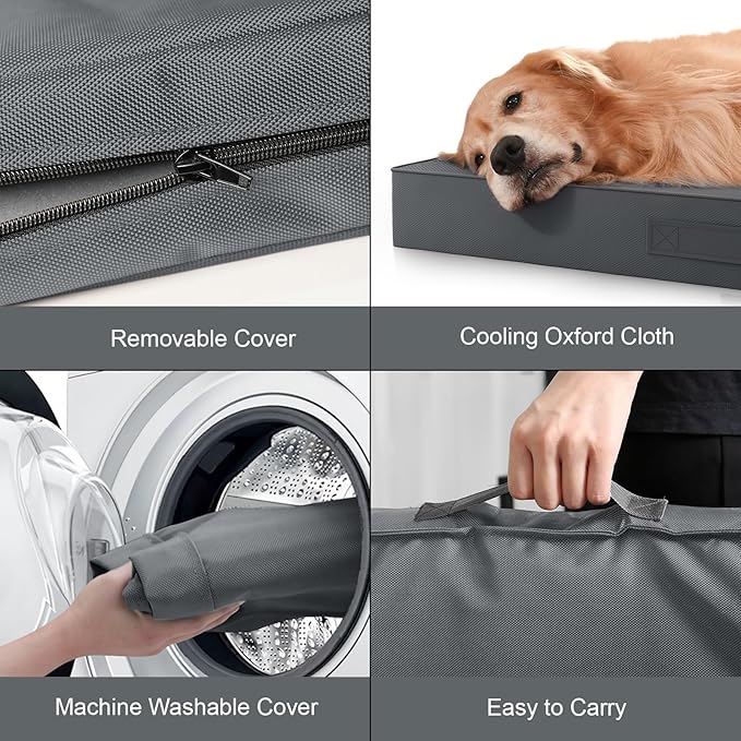 Outdoor Extra Large Dog Bed, Jumbo Waterproof Dog Bed - Image 6