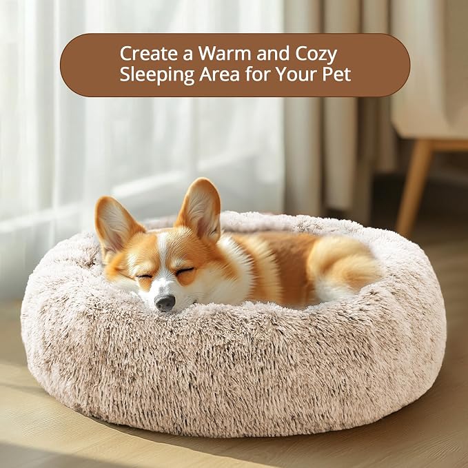 JOLLYVOGUE Calming Small Dog & Cat Bed - Image 4