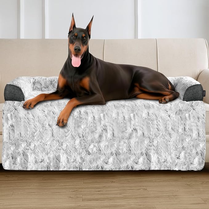 Calming Extra Large Dog Bed for Couch, 53 x 39.3 inch Removable Couch Cover for by blunique