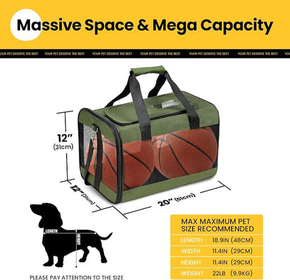 Dog Carrier Soft Sided, Large Cat Carrier - Image 2