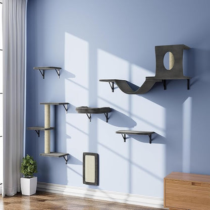 NUNU LAB Wall Mounted Cat Furniture Set by NUNULAB