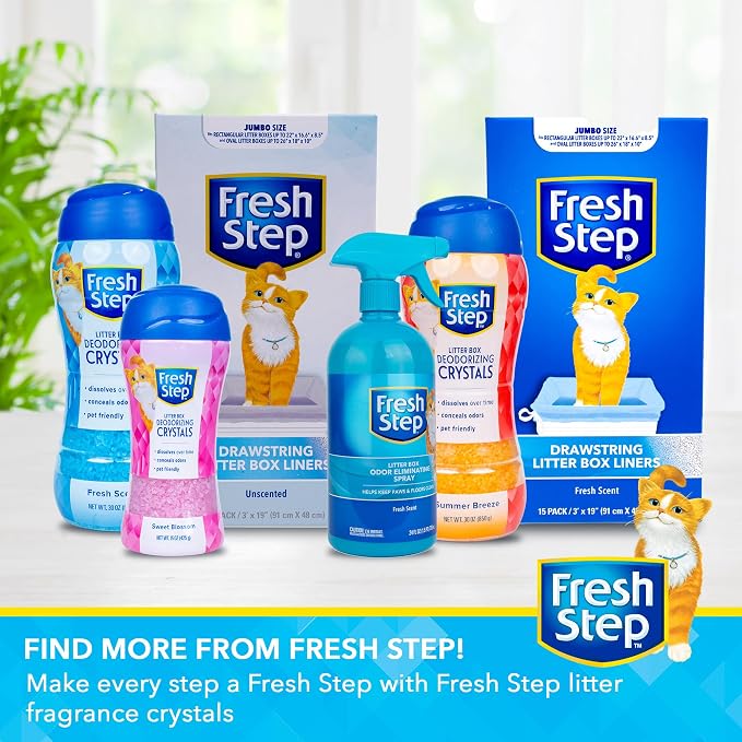 Fresh Step Cat Litter Crystals Deodorizer, Non Toxic Odor Neutralizing Crystals - Image 6