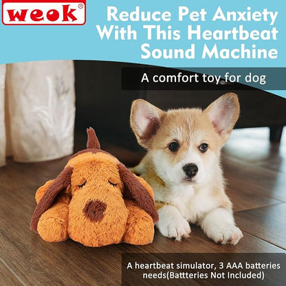 Heartbeat Puppy Toy, Comfort Cuddler Pillow, Dog Anxiety Relief Calming Aid - Image 7