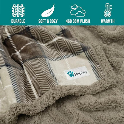 PetAmi Dog Blanket for Medium Large Dogs, Pet Bed Blanket Cat Puppy Kitten - Image 8