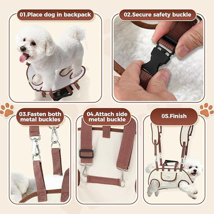 Hands Free Dog Backpack Carrier - Image 6