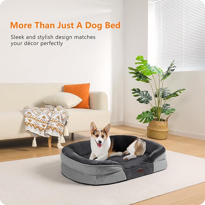 Dwanton Orthopedic Dog Bed for Medium Dogs - Image 2