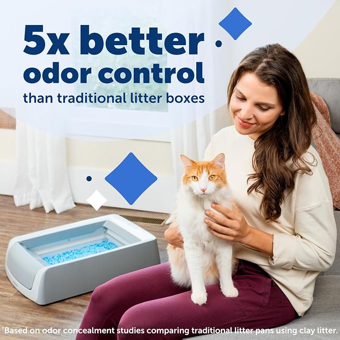 PetSafe Legacy ScoopFree Crystal Pro Self-Cleaning Automatic Cat Litter Box - Image 2