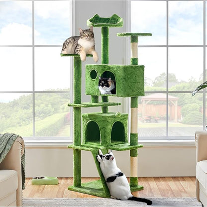 Yaheetech 70in Multi-Level Cat Tree Tall Cat Tower Cat Furniture - Image 2