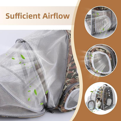 Cat Backpack Carrier Back Expandable Bubble Pet Carrier Backpack - Image 8