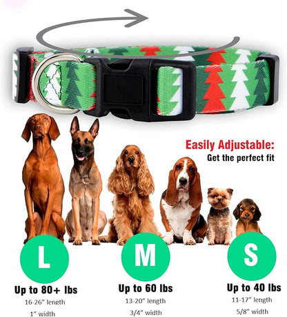 Native Pup Christmas Dog Collar- Winter Holiday Collars - Image 3