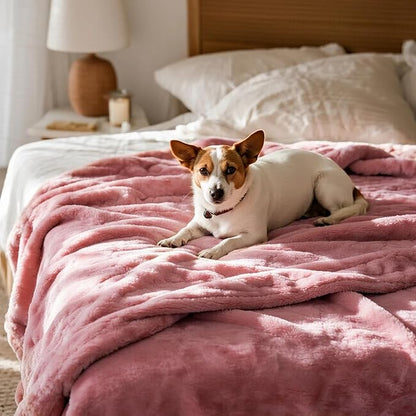 gogobunny Waterproof Bed Blanket, Reversible Sherpa Fleece Throw Blanket - Image 8