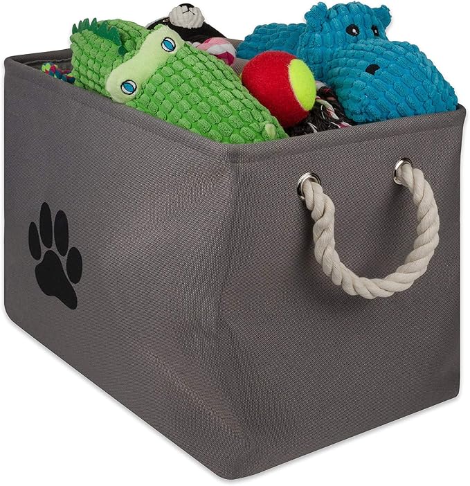 Bone Dry Pet Storage Collection Collapsible Bin, Small Rectangle - Image 4