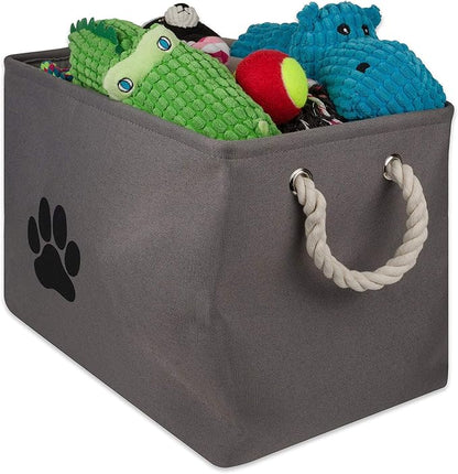 Bone Dry Pet Storage Collection Collapsible Bin, Small Rectangle - Image 4