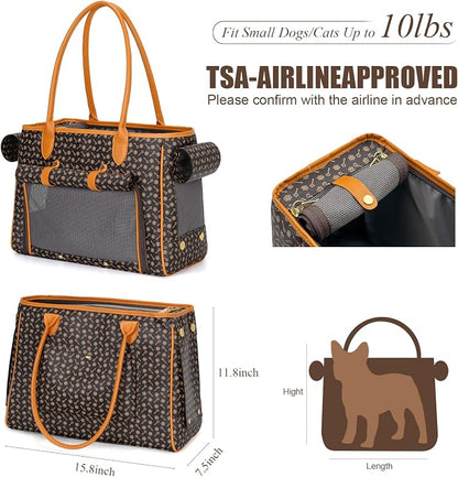 Minsong Fashion Pet Carrier Purse - Image 2