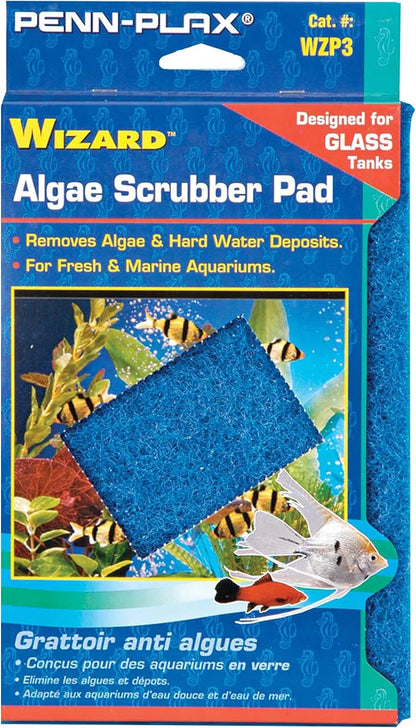 Penn-Plax WZP3 Wizard Scrubber Pad – by Penn-Plax