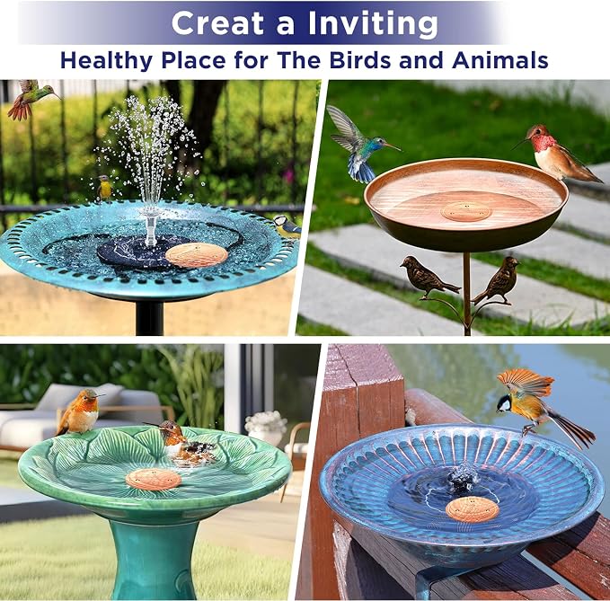 Bird Bath Copper Disk, Copper Disk - Image 4