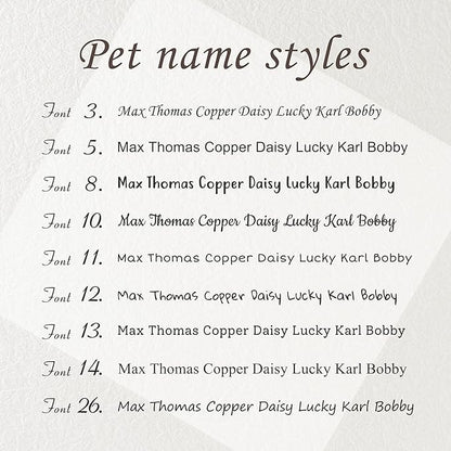 Anavia Slide On Silent Pet ID Tags, S/M/L/XL Personalized Black Stainless Steel - Image 4