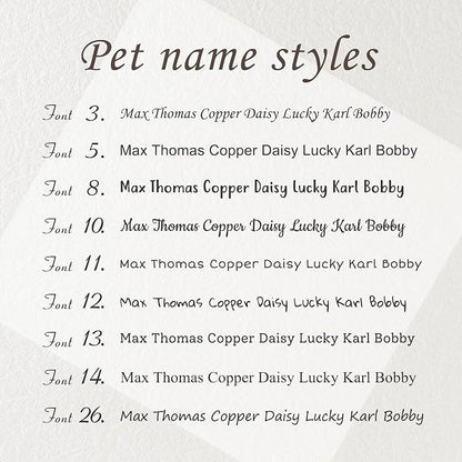 Anavia Slide On Silent Pet ID Tags, S/M/L/XL Personalized Black Stainless Steel - Image 4