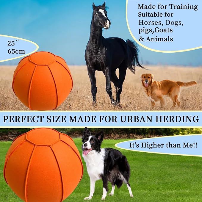 Herding Ball for Dogs, Dual Layered Herding Dog Ball Set for Australian Shepherd - Image 5