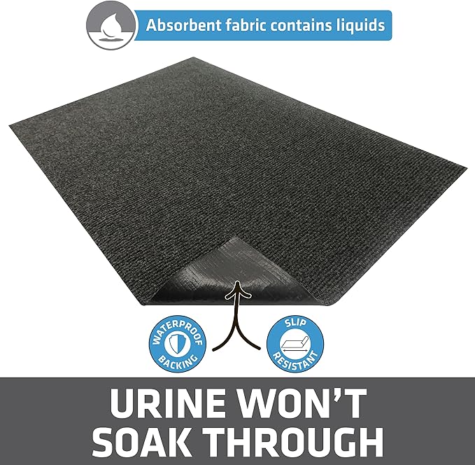 Drymate Cat Litter Box Mat, Litter Trapping Mat, Waterproof, Urine-Proof - Image 3